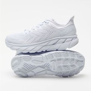 HOKA ONE ONE CLIFTON 7 WHITE ATHLEISURE / WALKING  / RUNNING SHOES / SNEAKERS
